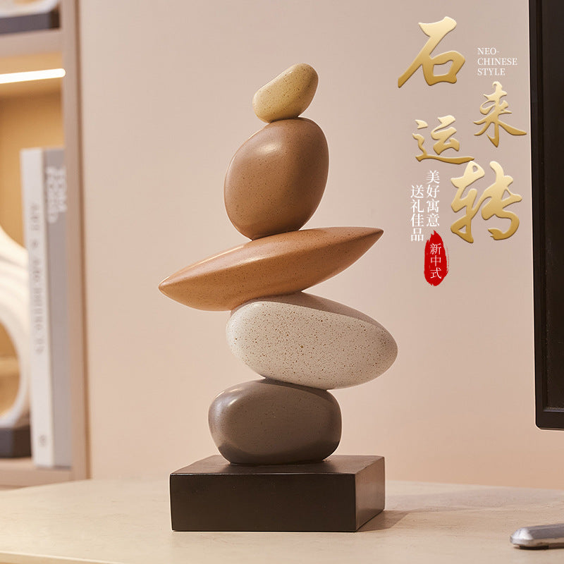 Shilai Run Living Room TV Cabinet Decorations Porch Office Study Desktop High-level Sense housewarming gift