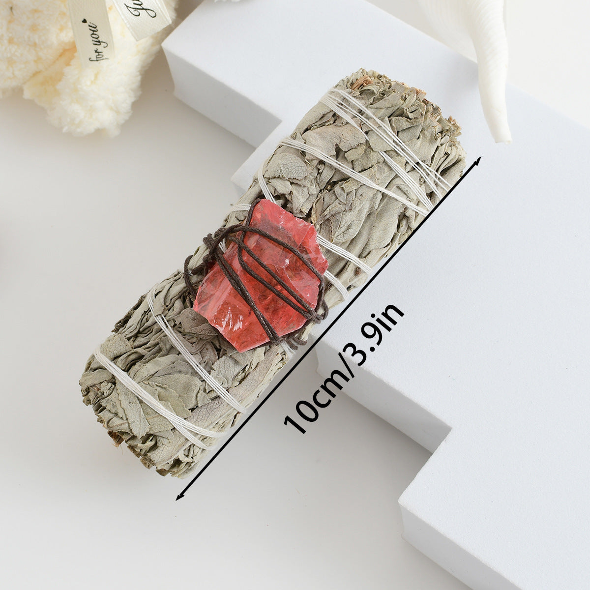 Natural Crystal White Sage Crystal Stone suit Ornaments Aromatherapy Home Office Ornaments