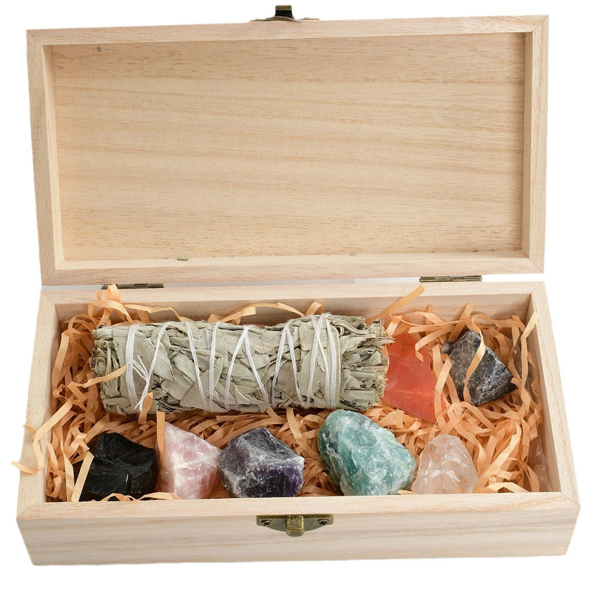 Natural Crystal White Sage Crystal Stone suit Ornaments Aromatherapy Home Office Ornaments