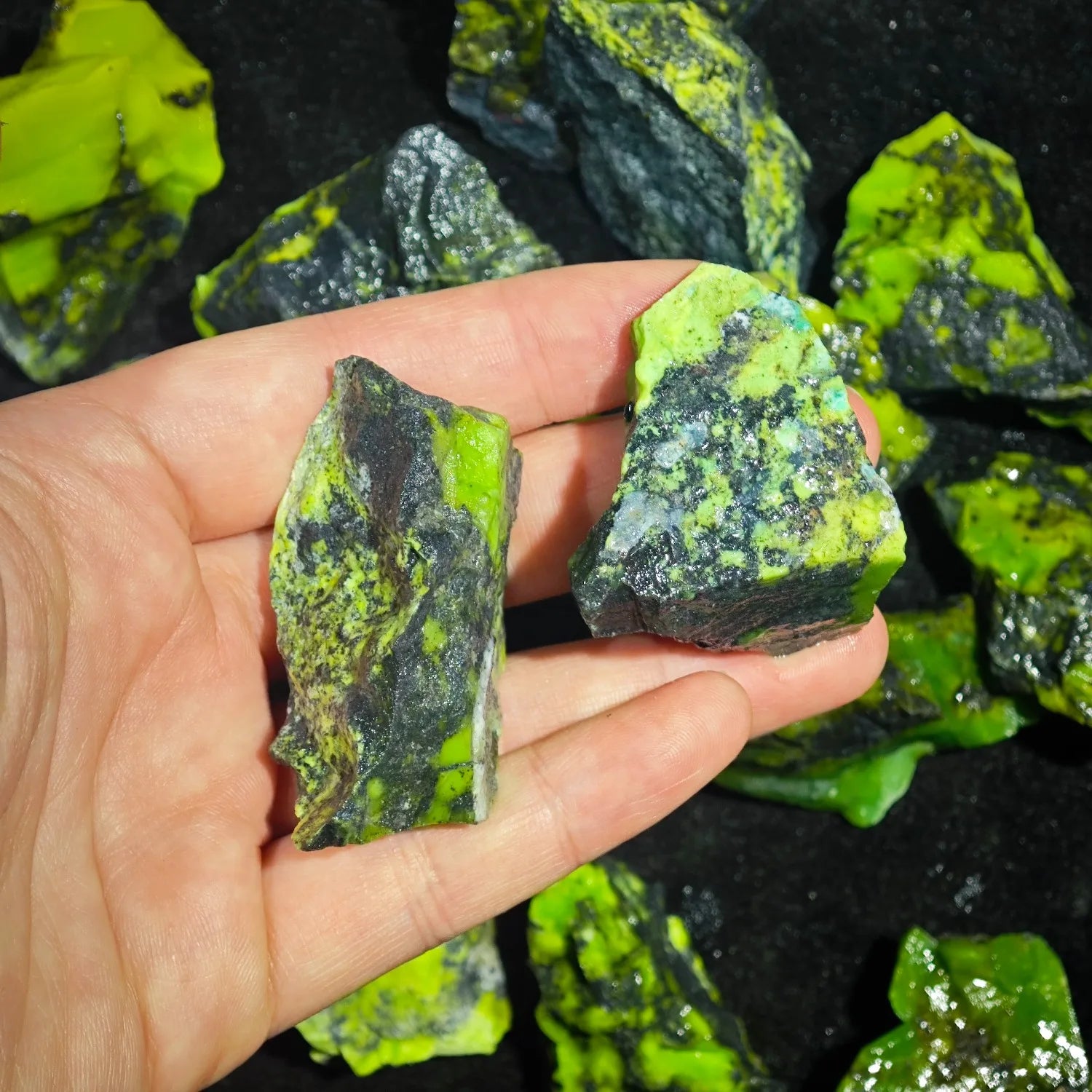 Natural Raw Green Opal Rough Stones Unpolished Gemstone Mineral Specimen Bulk Loose Rocks Home Decor Collectible Craft Gift