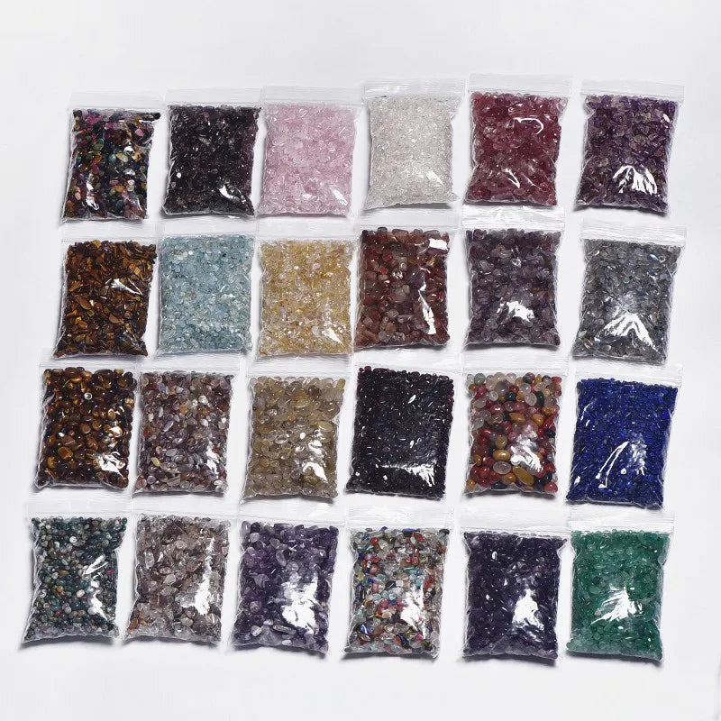 Natural Stones Gravel Crystals Chip Quartz Ore Minerals Reiki Healing Tumbled Agates