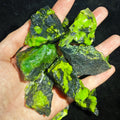 Natural Raw Green Opal Rough Stones Unpolished Gemstone Mineral Specimen Bulk Loose Rocks Home Decor Collectible Craft Gift